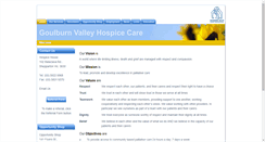 Desktop Screenshot of hospice.shepparton.net.au