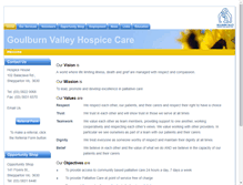 Tablet Screenshot of hospice.shepparton.net.au